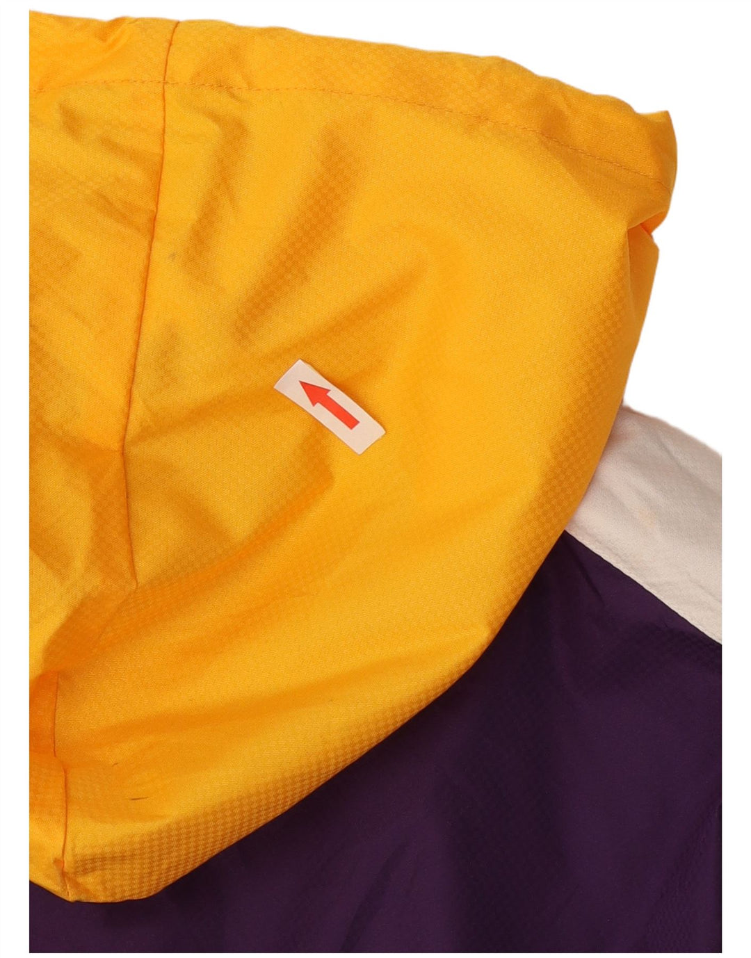 Mitchell & Ness Grafisk regnjakke til mænd UK 40 Stor lilla farveblok