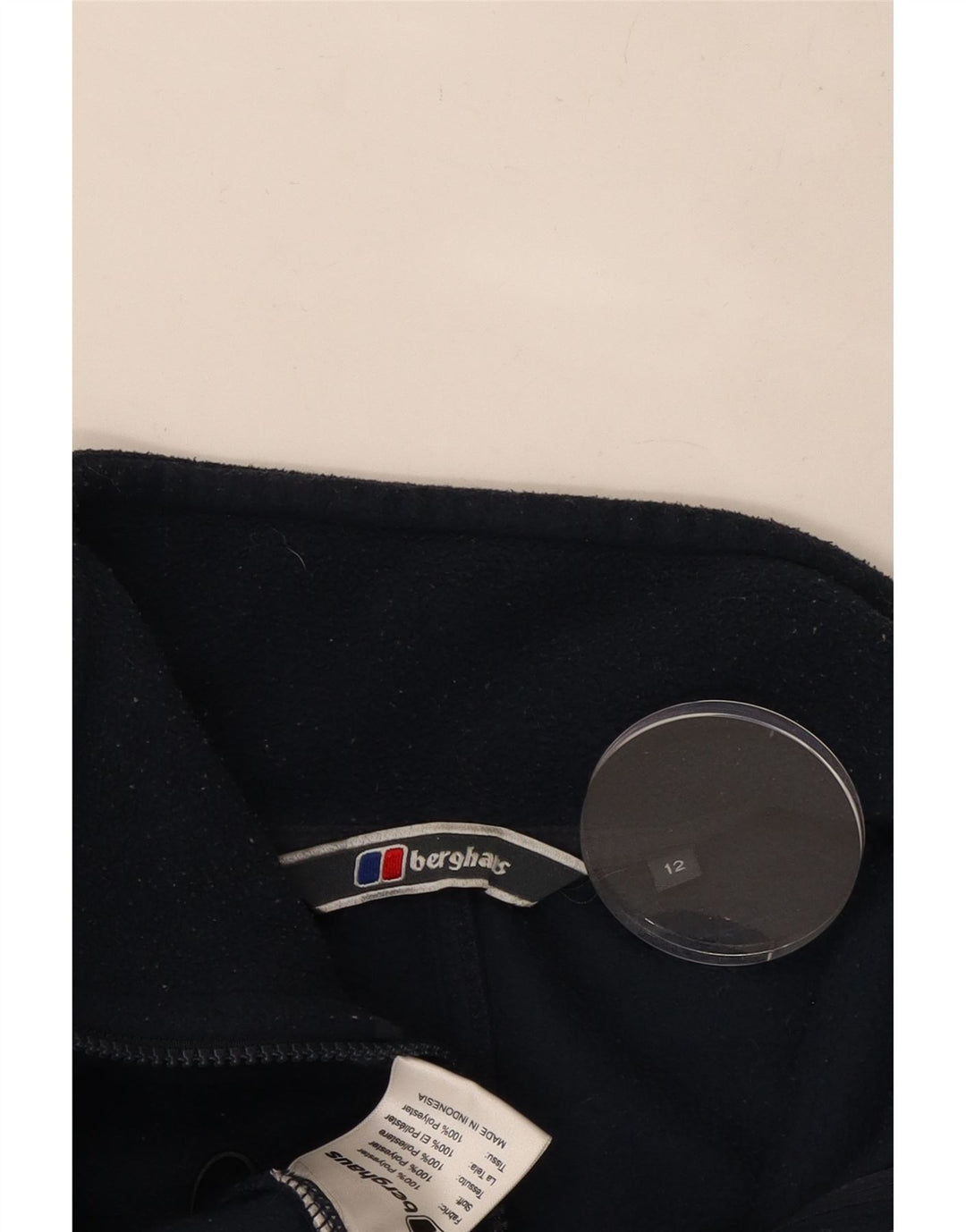 Berghaus Dame Liner Fleece Jakke UK 12 Medium Navy Blue