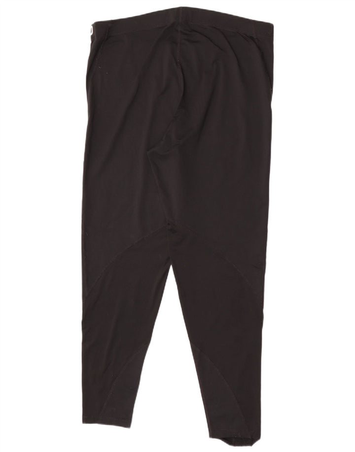 Nike Dame Dri Fit Grafiske Leggings UK 20 2XL Sort