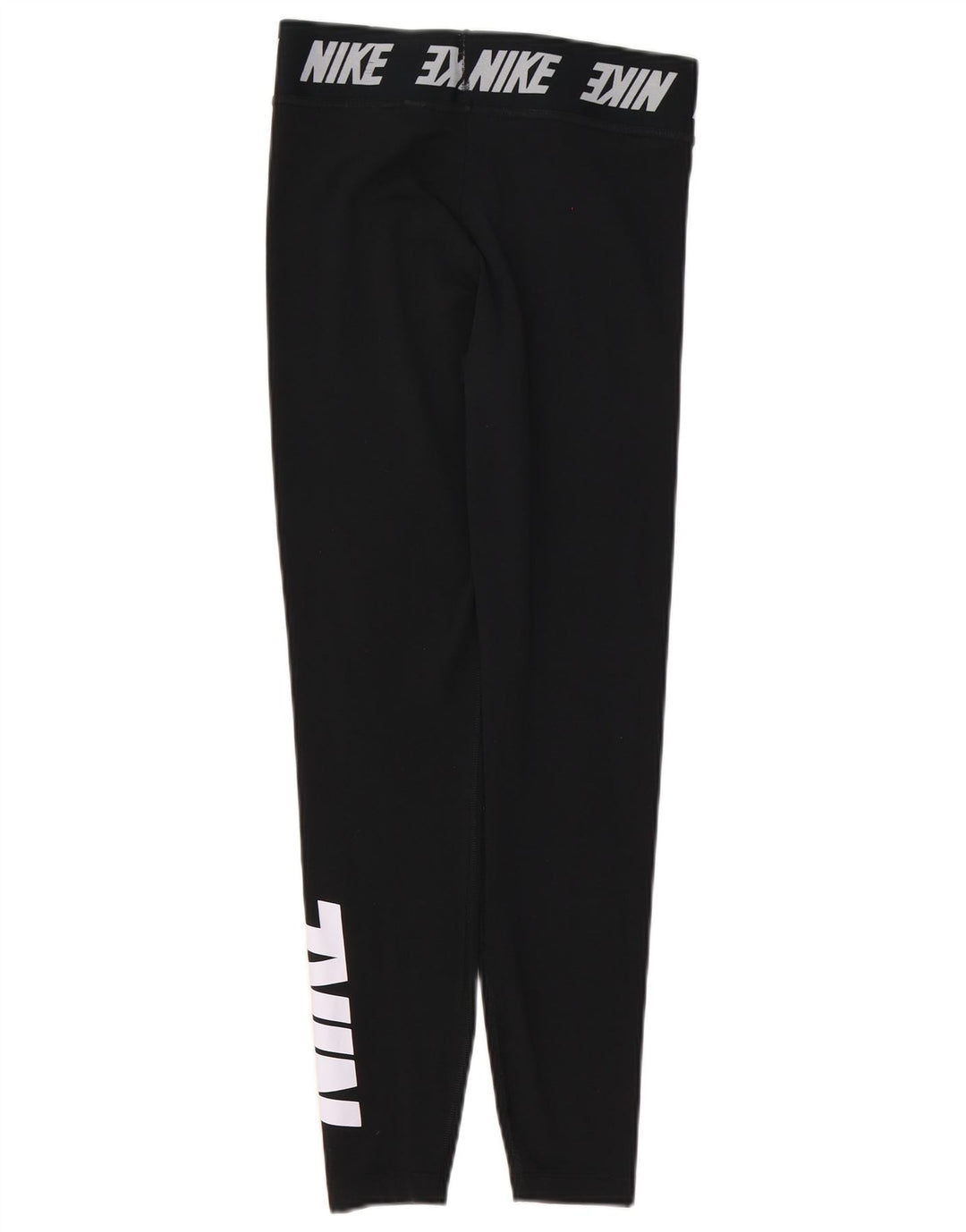 Nike Dame Grafiske Leggings UK 8 Small Black Bomuld