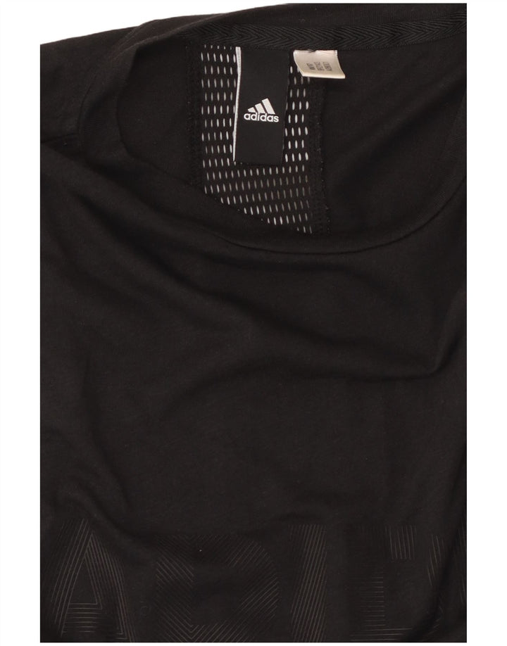 ADIDAS Grafisk Vest Top til kvinder DK 8 Lille Sort