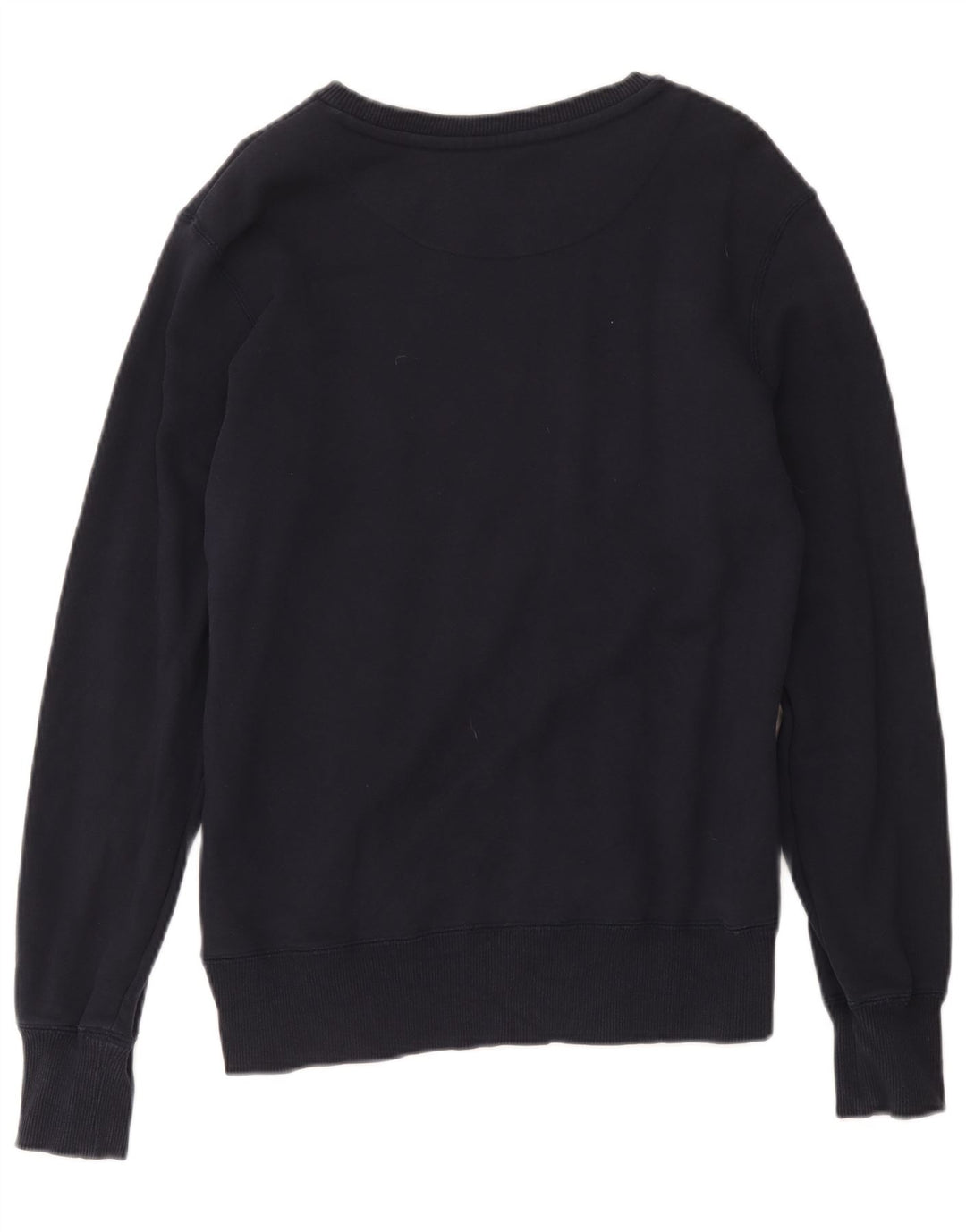Nike Dame Grafisk Sweatshirt Jumper UK 14 Medium Navy Blue Bomuld