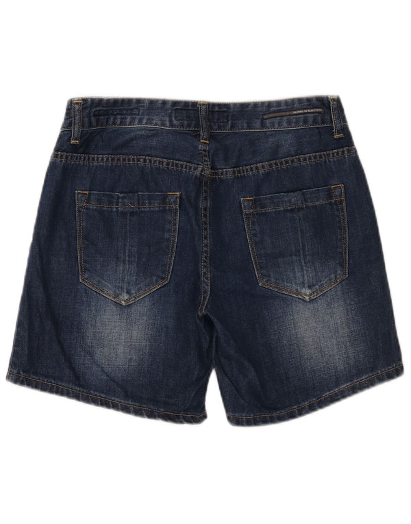 Silvian Heach Dame denim Shorts UK 8 Small W28 Blue Cotton