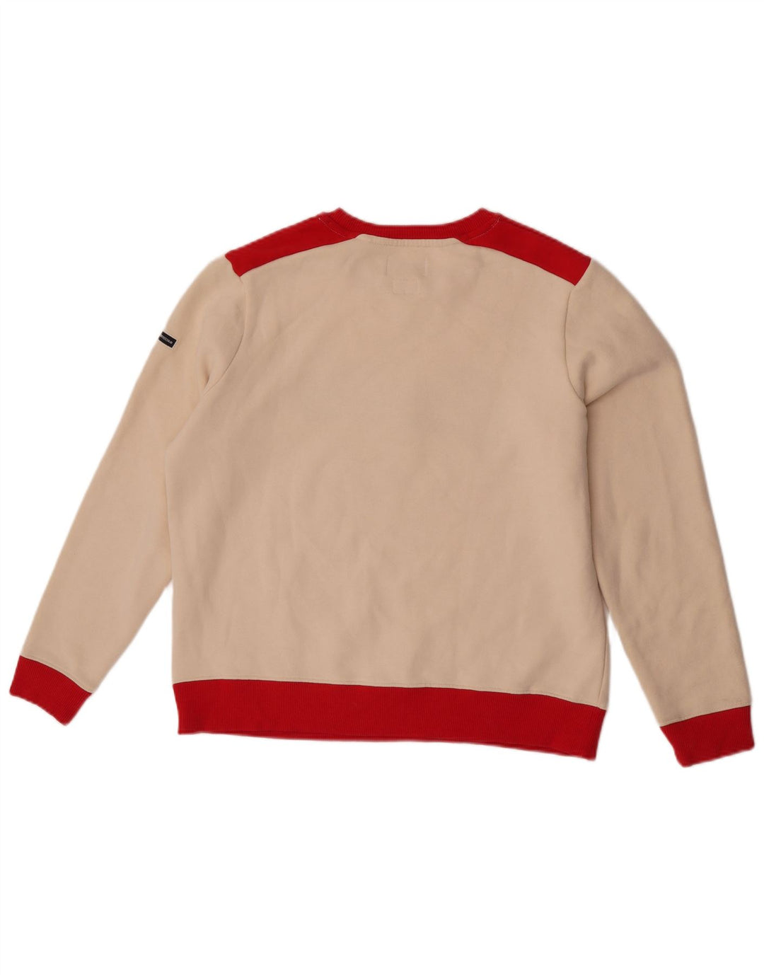 Superdry Sweatshirt Jumper til kvinder UK 12 Medium Off White Colourblock
