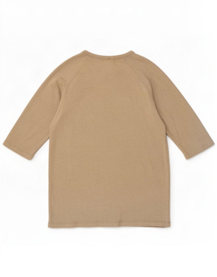 Zara Dame Top 3/4 ærmer UK 12 Medium Grey Bomuld