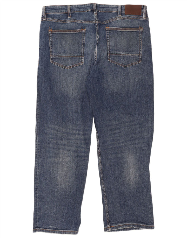 Marks & Spencer Herre løse jeans W38 L31 Marineblå bomuld