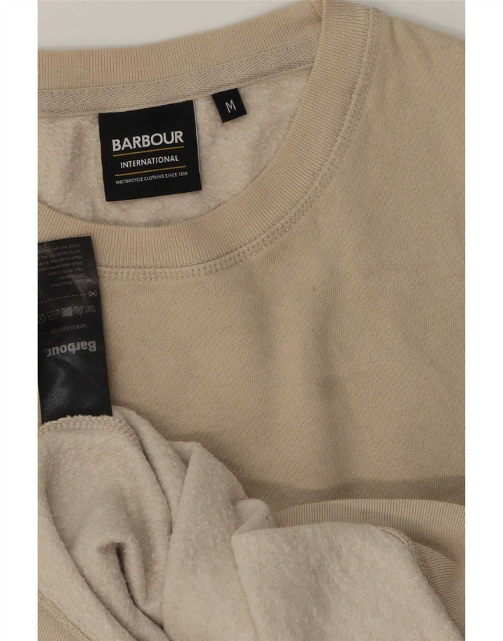 Barbour Herre sweatshirt Jumper Medium Beige Bomuld