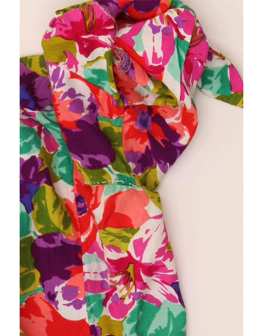 Superior Dame Kortærmet Skjorte Bluse IT 46 Large Multicolored Floral