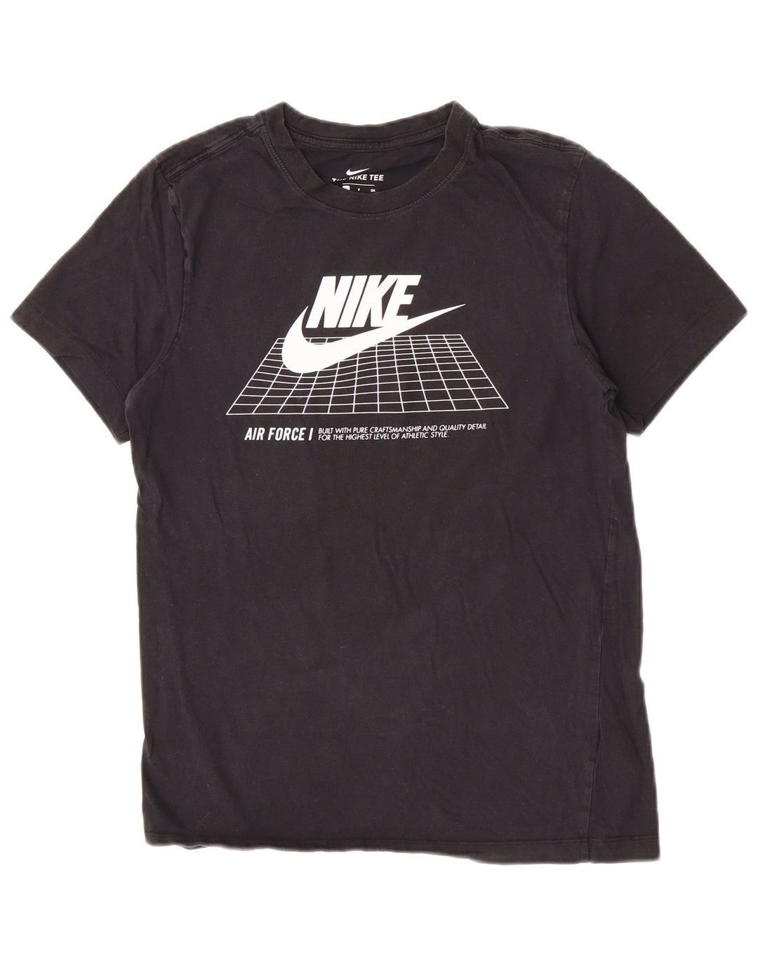 Nike grafisk t-shirt top til mænd, lille sort bomuld