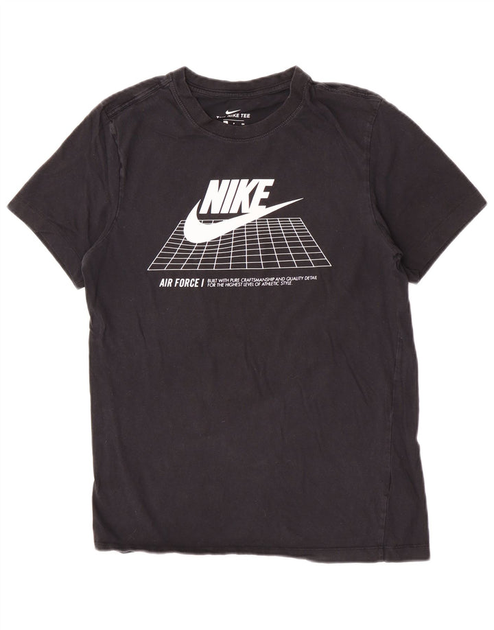 Nike grafisk t-shirt top til mænd, lille sort bomuld