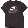 Nike grafisk t-shirt top til mænd, lille sort bomuld