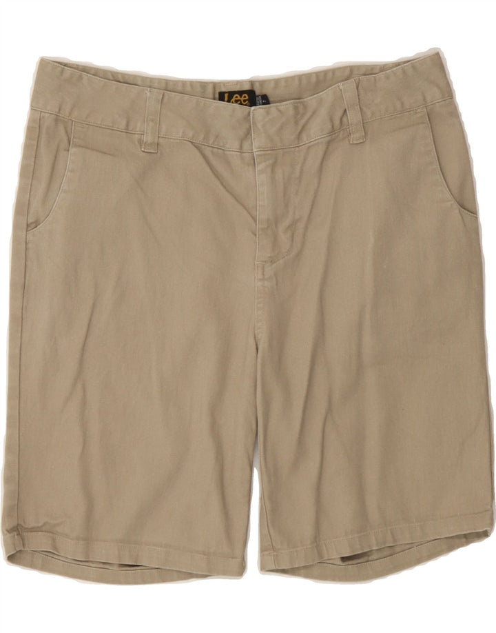 LEE Womens Casual Shorts US 7 Medium W30 Beige Cotton Vintage Lee and Second-Hand Lee from Messina Hembry 