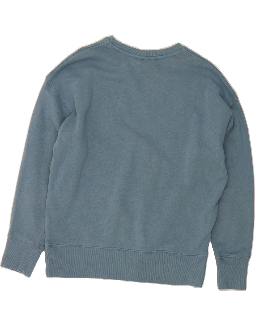 FILA Womens Graphic Sweatshirt Jumper UK 14 Medium Blue Cotton Vintage Fila and Second-Hand Fila from Messina Hembry 