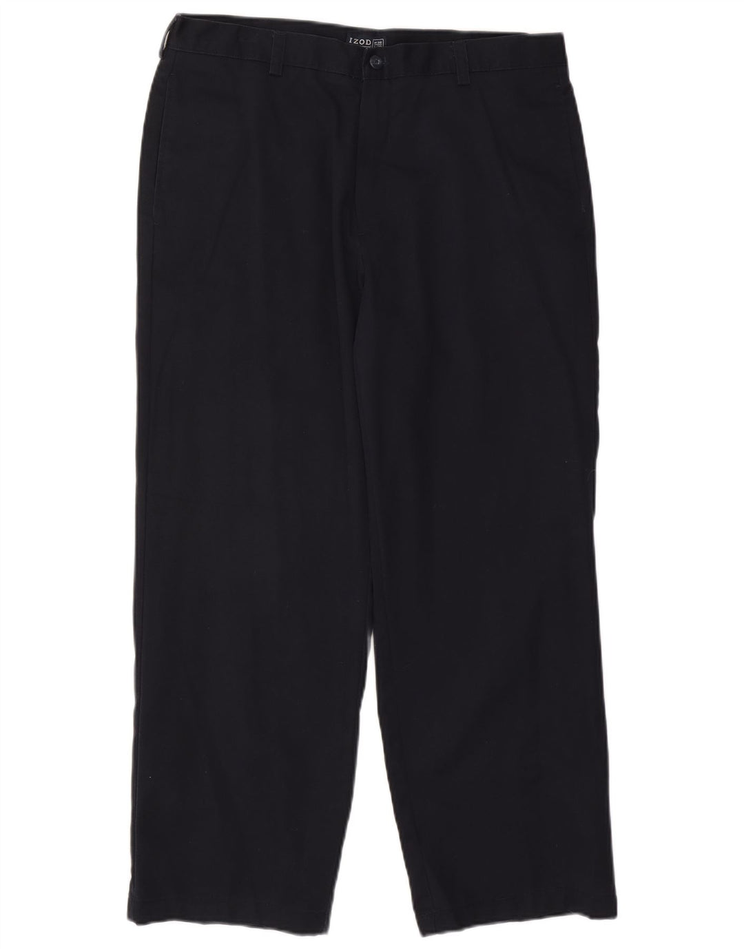 IZOD Lige Chinobukser til mænd W36 L29 Marineblå bomuld