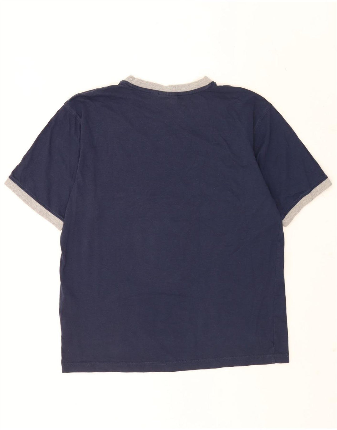 Fila Herre T-Shirt Top Stor Marineblå Bomuld