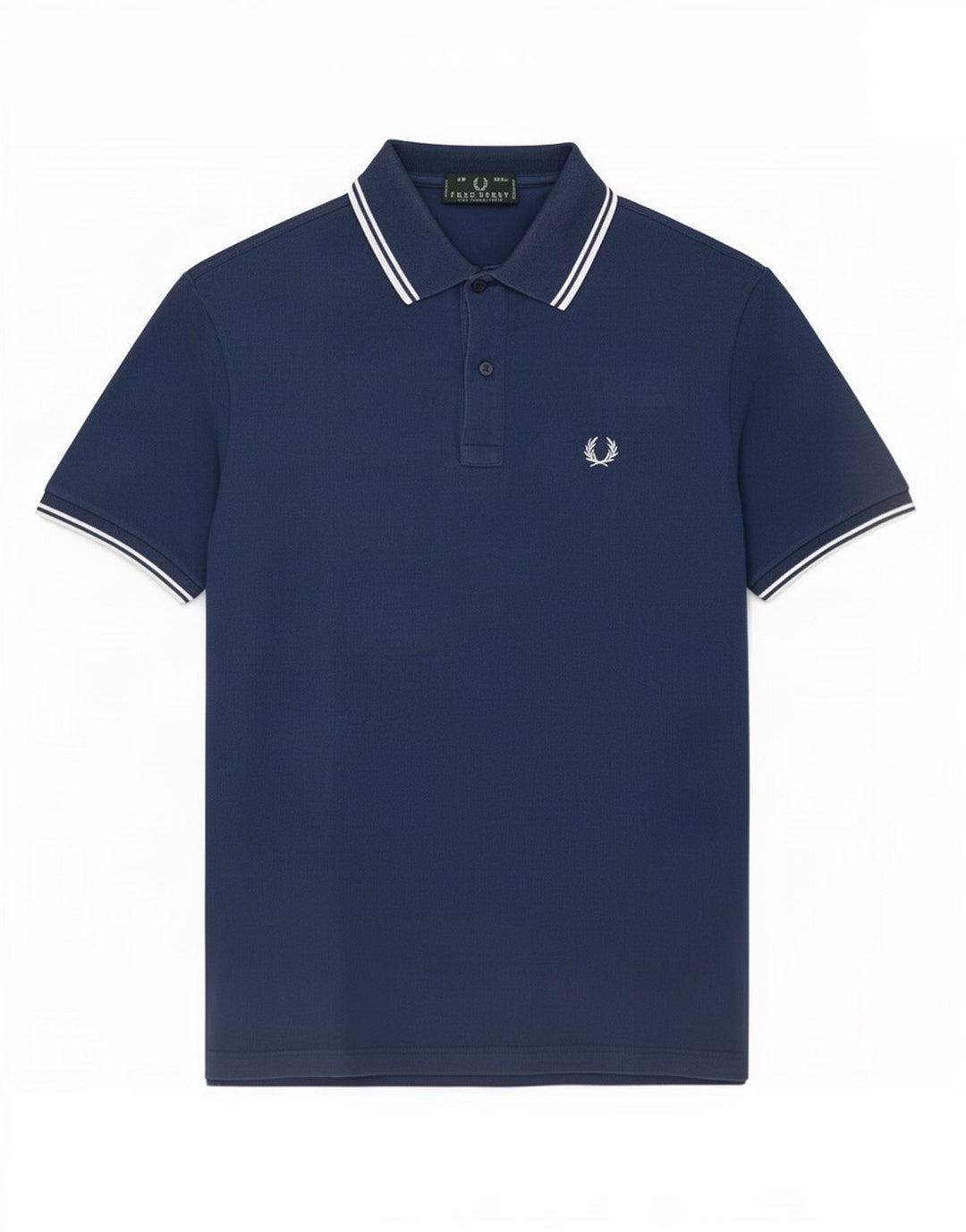 Fred Perry Herre poloshirt Medium marineblå bomuld