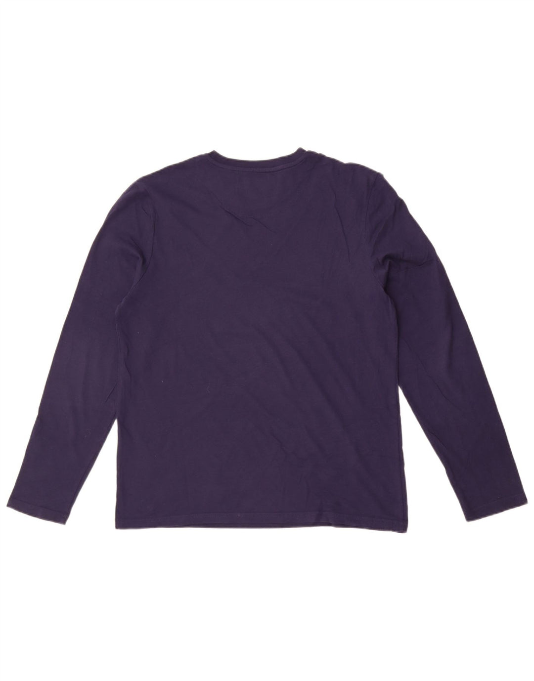 Lyle & Scott Herre Top Langærmet Medium Navyblå Bomuld