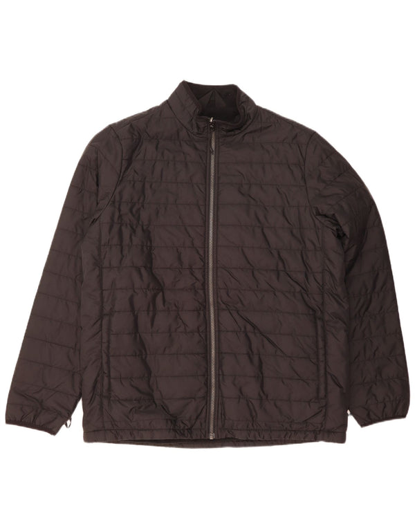 Marks & Spencer Mens Liner Padded Jacket UK 42 XL Black Polyamide
