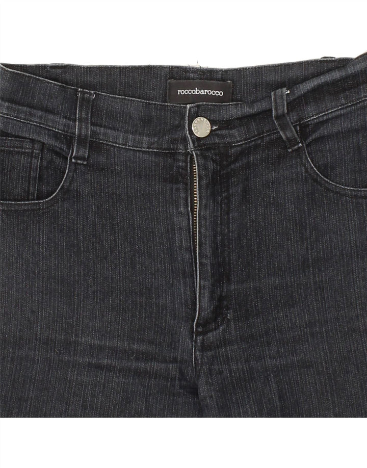 ROCCOBAROCCO Womens Straight Jeans W29 L30 Navy Blue Cotton Vintage Roccobarocco and Second-Hand Roccobarocco from Messina Hembry 