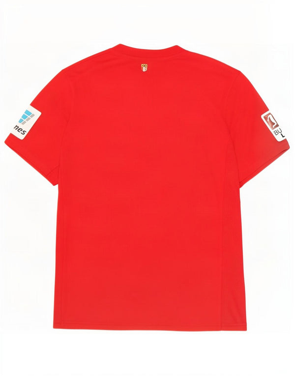 Nike Herre FC Augsburg Grafisk T-Shirt Top Medium Rød Polyester