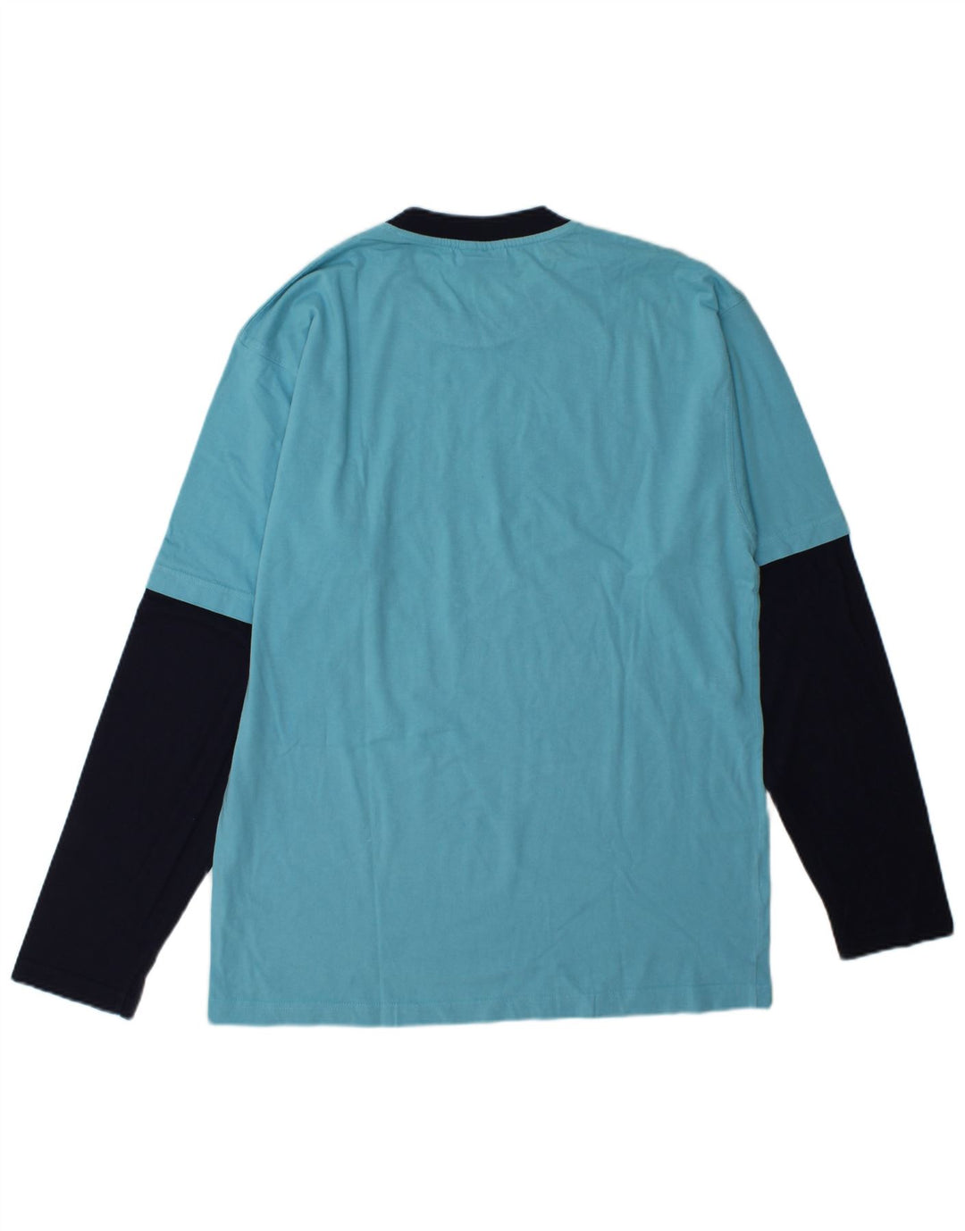Fila Herre Grafisk Top Langærmet Stor Blå Colourblock