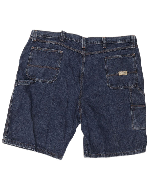Wrangler Herre Cargo Denim Shorts W46 3XL Blå Bomuld