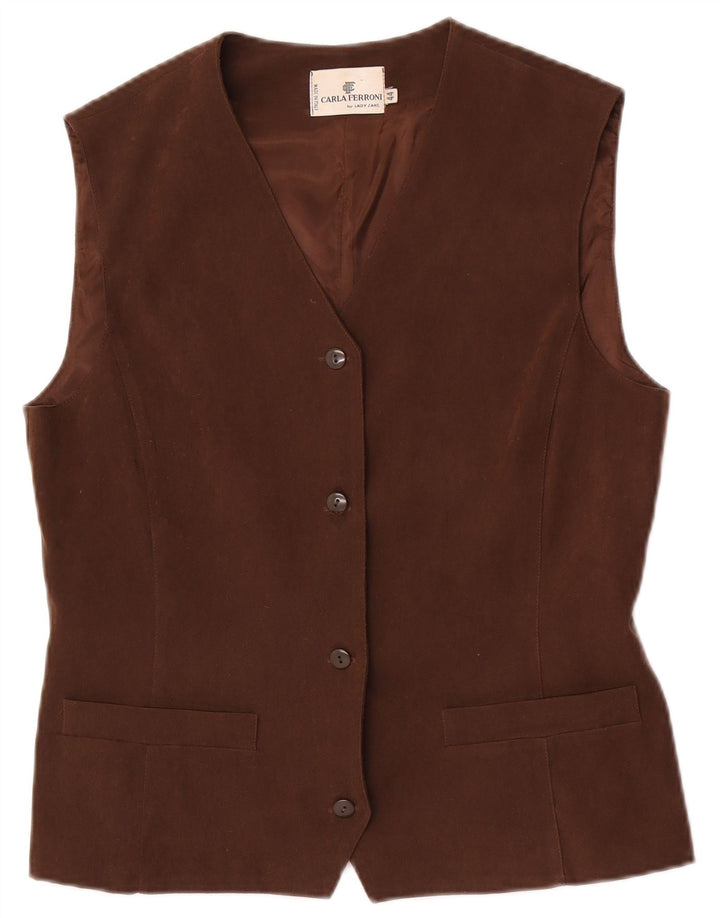 CARLA FERRONI Damevest IT 44 Medium Brun Polyester