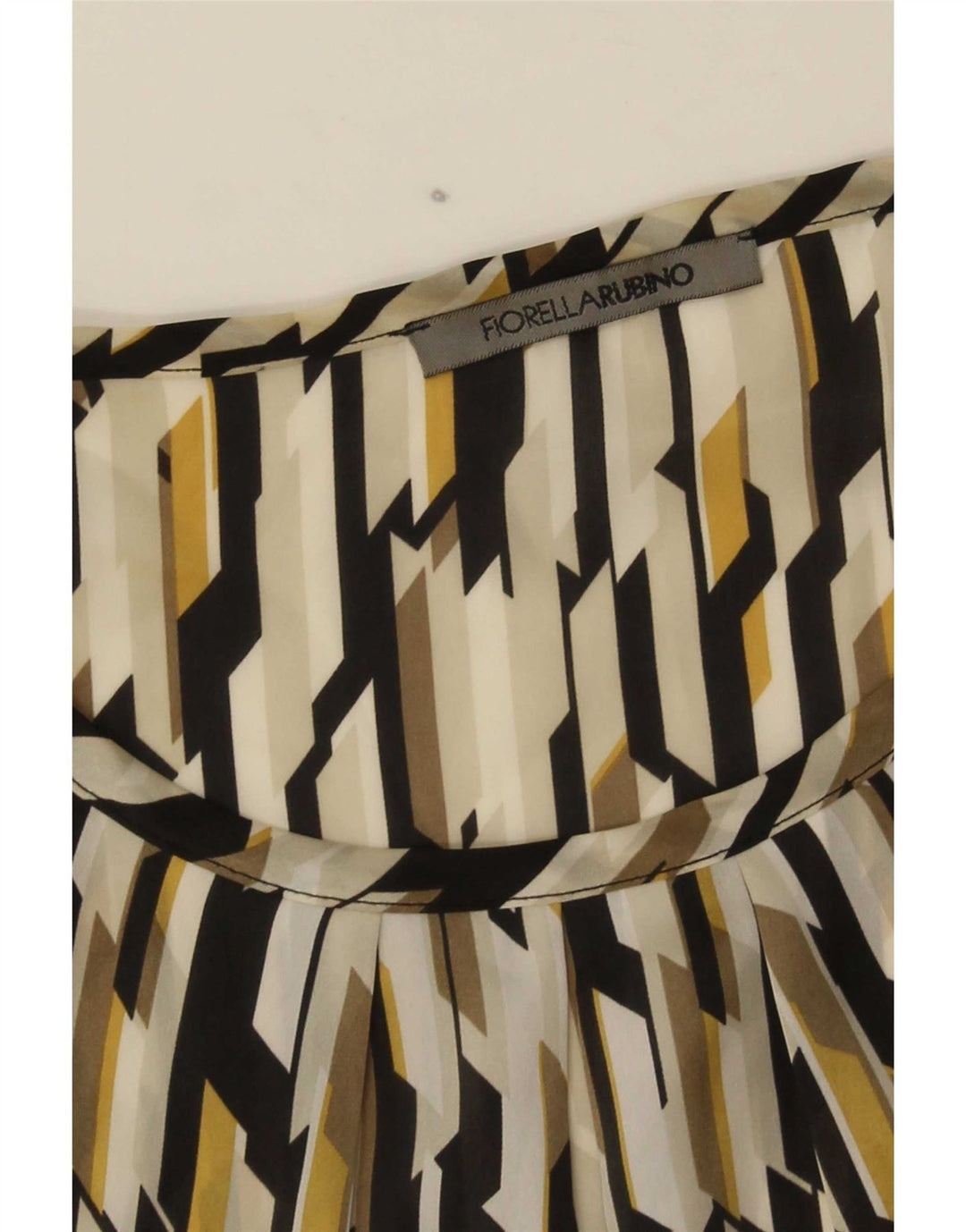 Fiorella Rubino Damebluse Top UK 12 Medium Flerfarvet Geometrisk