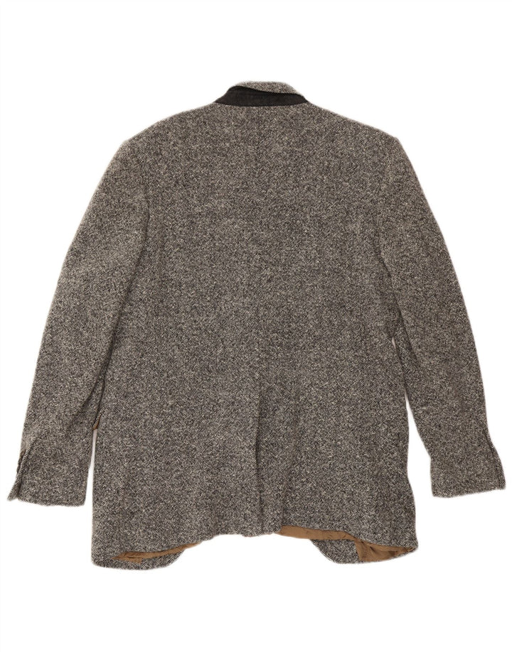 Dolce & Gabbana Herre 1-knaps blazerjakke IT 52 XL Grå Flecked Uld