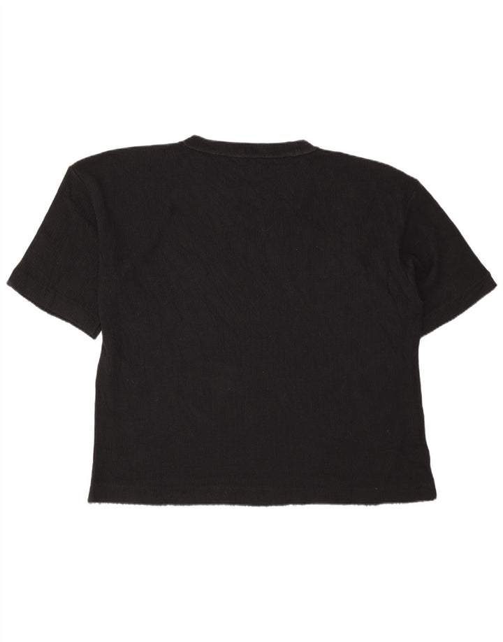 Zara Herre Grafisk T-Shirt Top Stor Sort