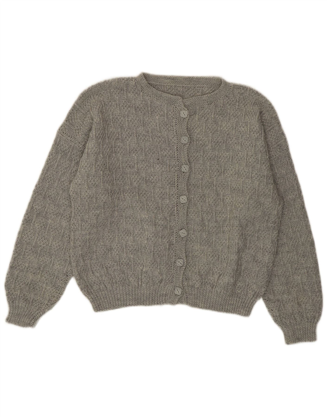 Vintage dame cardigan sweater UK 14 Large Grå