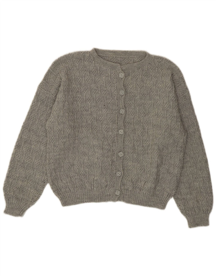 Vintage dame cardigan sweater UK 14 Large Grå