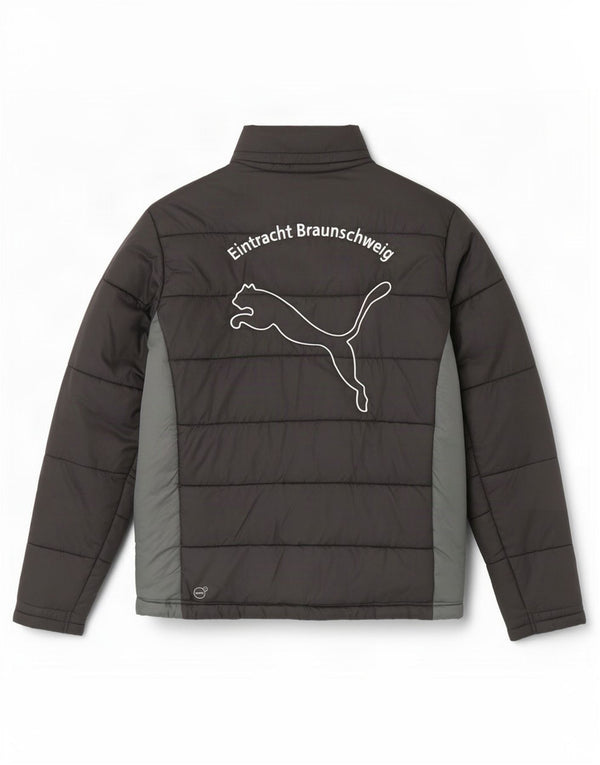 Puma Mens Eintracht Braunschweig Hooded Padded Jacket UK 38 Medium Black
