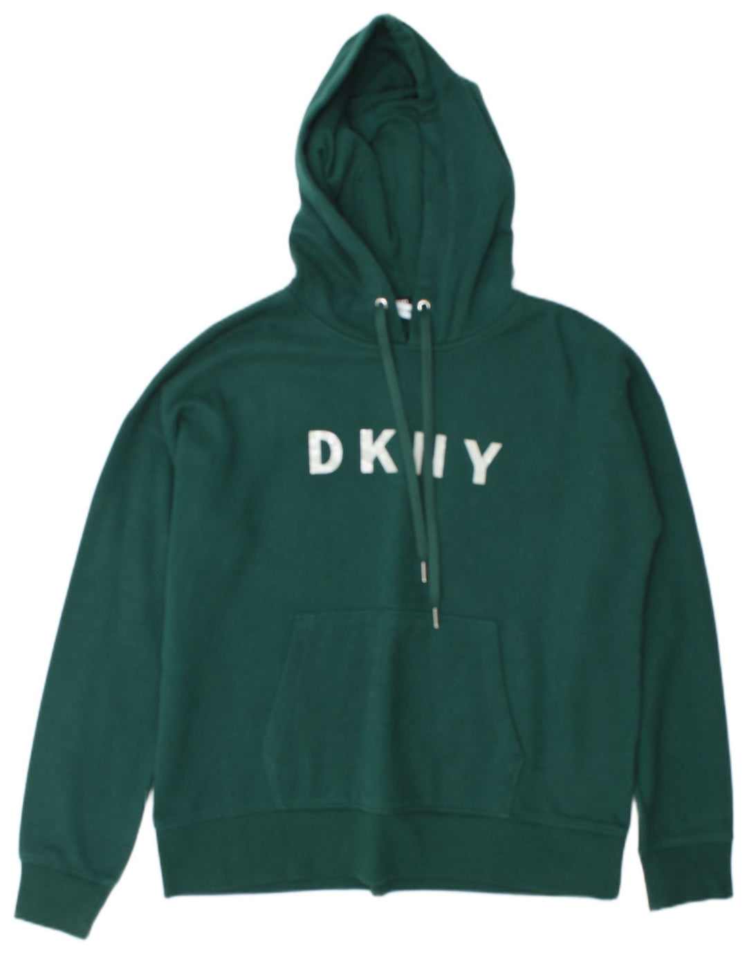 Dkny Herre Grafisk Hættetrøje Jumper Medium Grøn Bomuld