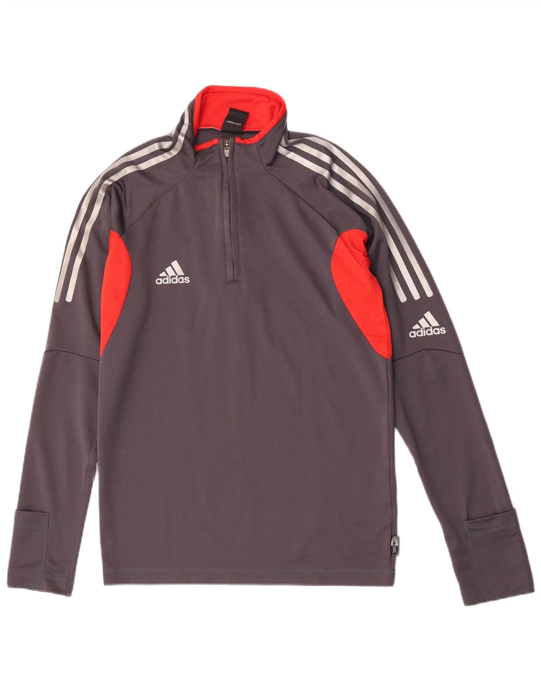 Adidas Herre Climacool Pullover Træningsdragt Top UK 36/38 Small Grey