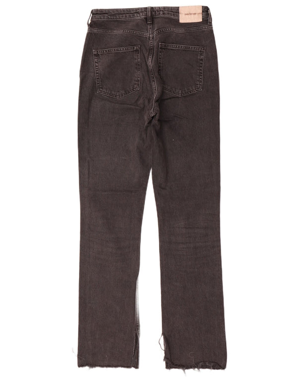 Zara Dame Straight Jeans EU 38 Small W28 L32 Grå