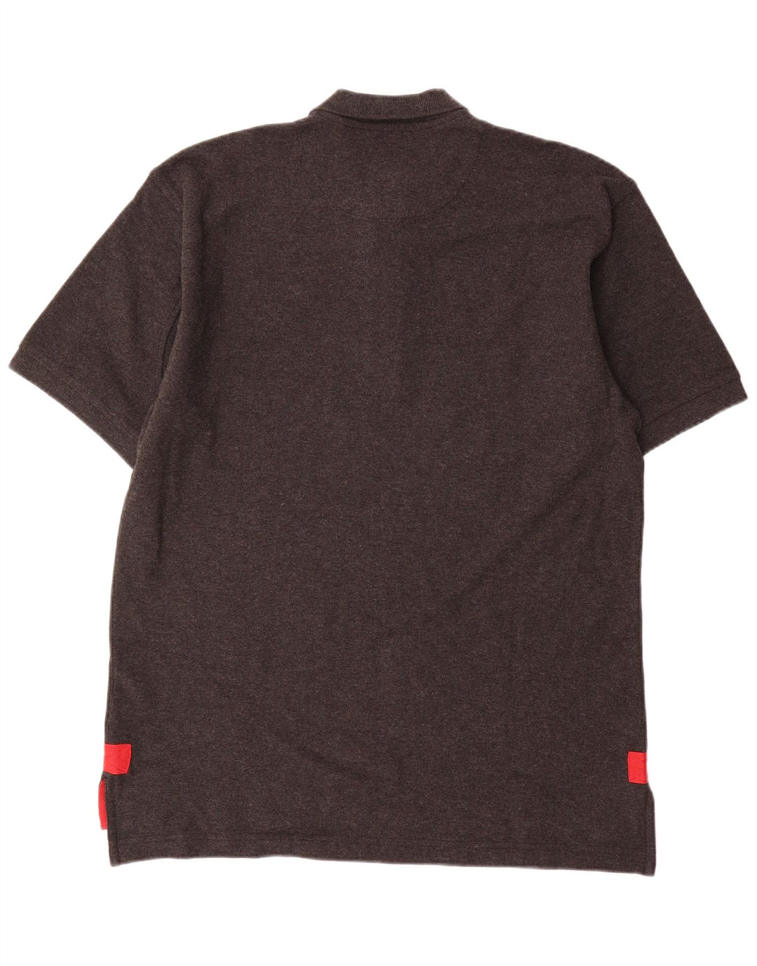 Orvis herre poloshirt mellemgrå flækket bomuld