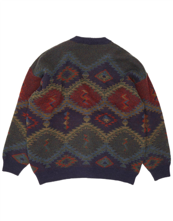 Marks & Spencer Herre St. Michael Cardigan Sweater XL Marineblå Retro