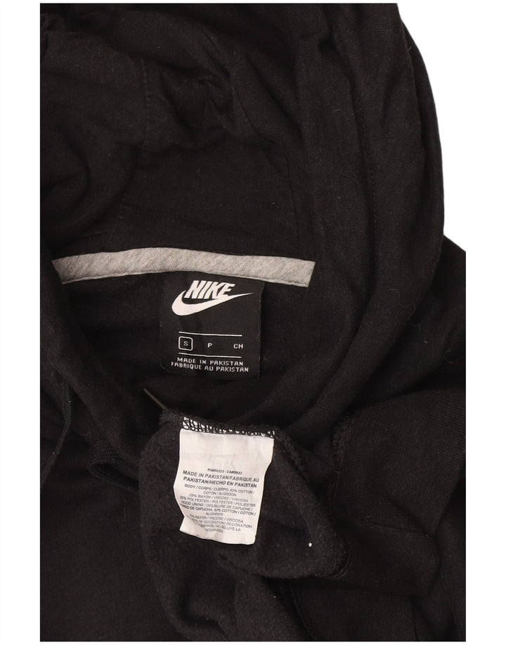 Nike Dame Oversized Hoodie Jumper UK 10 Small Grey Bomuld