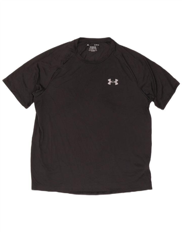 Under Armour Herre T-Shirt Top XL Sort Polyester