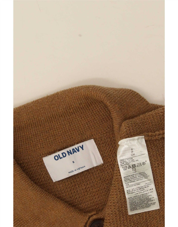 Old Navy Herre cardigan sweater lille brun bomuld