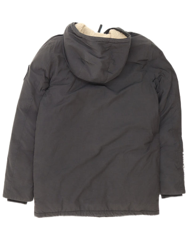 Scotch & Soda Boys Polstret Hættejakke 15-16 år Grå Polyester