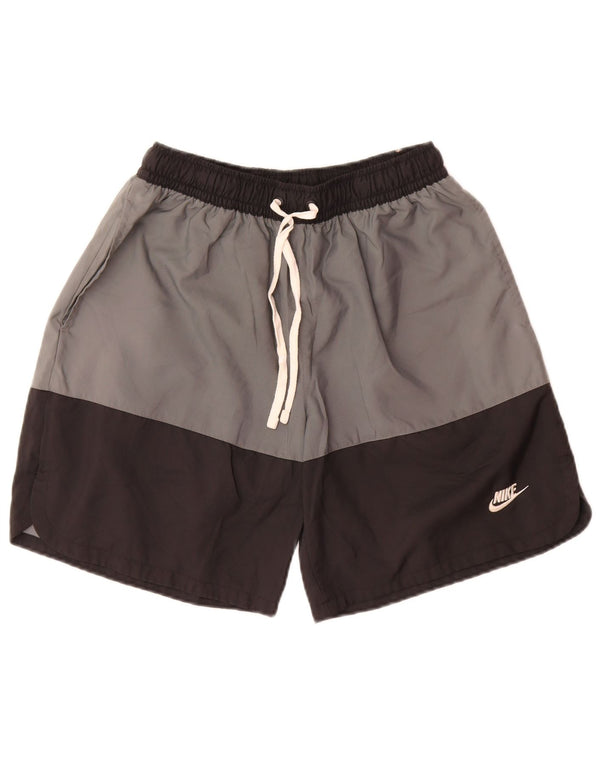 Nike Badeshorts til mænd mellemgrå Colourblock Polyester