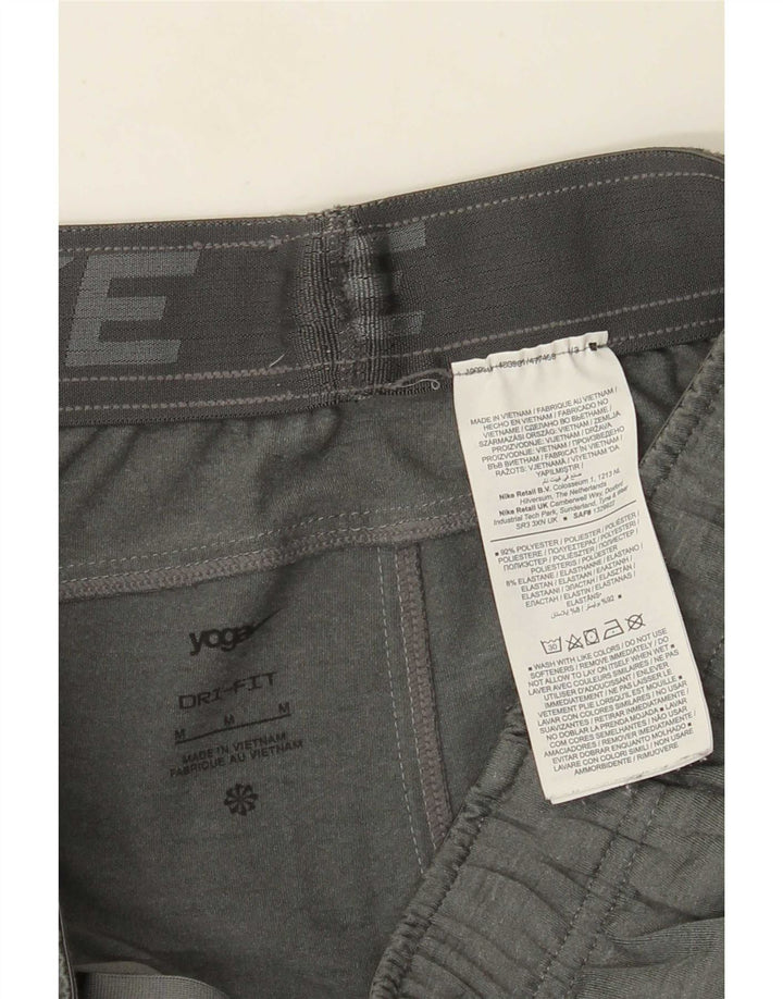 Nike Yoga træningsdragt bukser til mænd Joggers Medium Grey Flecked Polyester