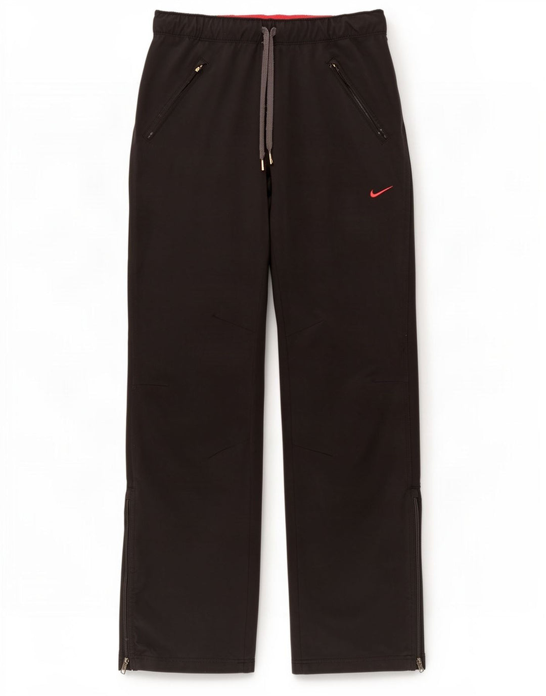 Nike Dame Dri Fit træningsdragt Bukser UK 12 Medium Sort