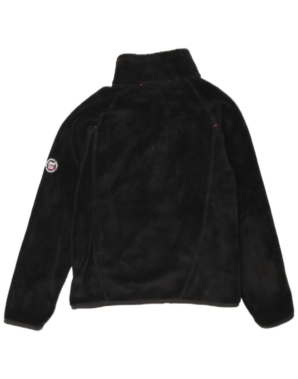Geographical Norway Dame Fleecejakke UK 14 Medium Sort Polyester