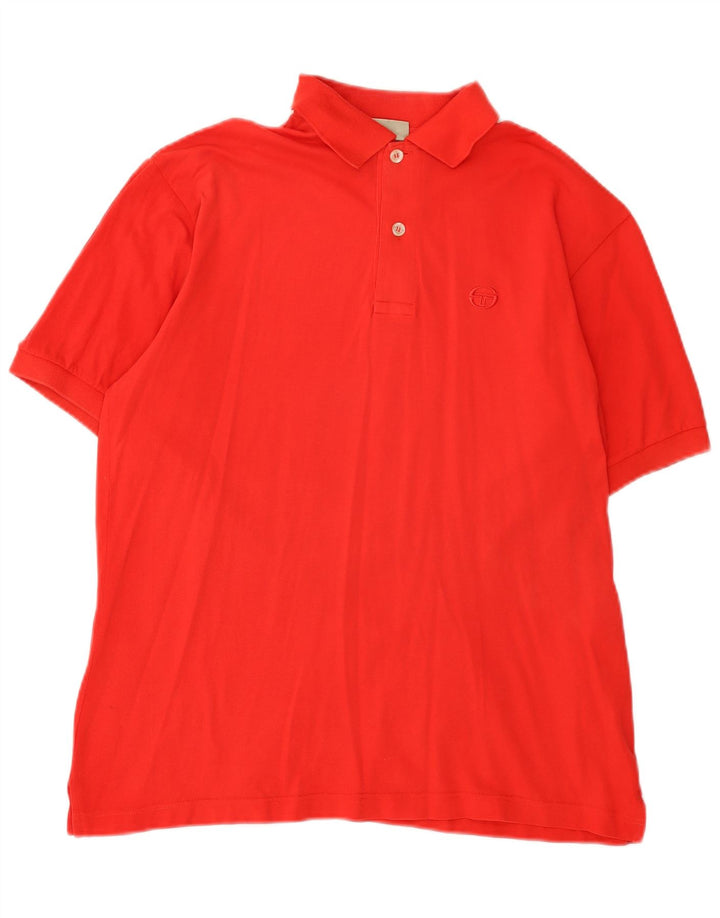 Sergio Tacchini Poloskjorte til mænd IT 48 Medium Rød