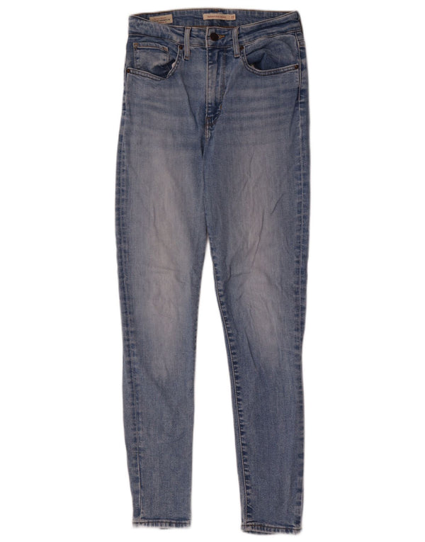 Levi's Dame 721 Skinny Jeans med høj talje W27 L30 blå bomuld