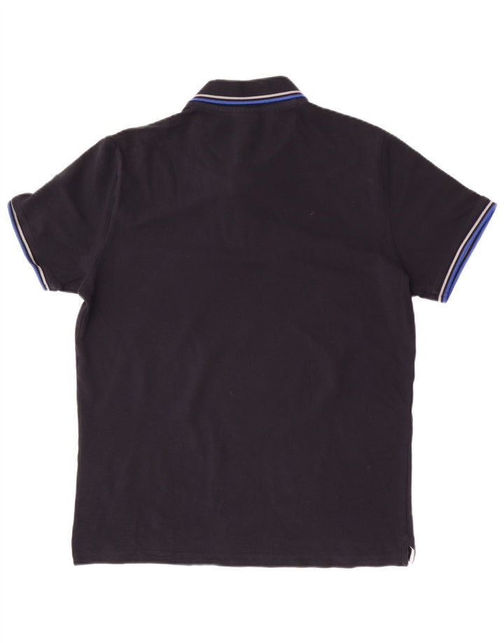 Champion herre poloshirt Stor marineblå stribet bomuld