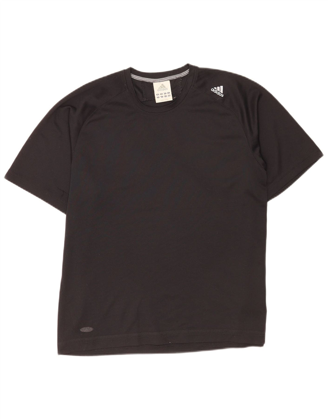 Adidas Herre T-Shirt Top Stor Sort Polyester